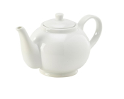 GENWARE PORCELAIN WHITE TEAPOT 11OZ