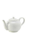 GENWARE PORCELAIN WHITE TEAPOT 30OZ