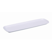 GENWARE WHITE PORCELAIN ELLIPSE PLATTER 14.2X4.3inch