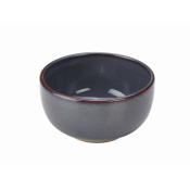 GENWARE TERRA STONEWARE RUSTIC BLUE ROUND BOWL 17.5OZ