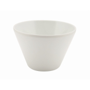GENWARE MELAMINE WHITE CONICAL BUFFET BOWL 38.7OZ