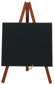 MINI CHALKBOARD EASEL 24X11.5CM MAHOGANY
