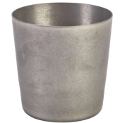 VINTAGE STAINLESS STEEL SERVING CUP 8.5X8.5CM 42CL X12