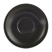 GENWARE PORCELAIN MATT BLACK SAUCER 6.3inch
