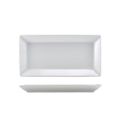 GENWARE WHITE PORCELAIN RECT DISH 30X15.5CM/11.75X6inch