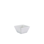 GENWARE WHITE PORCELAIN SQUARE BOWL 10.5CM/4inch