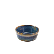 TERRA PORCELAIN AQUA BLUE ROUND PIE DISH 13.6CM