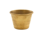 GENWARE GOLD RAMEKIN 2.5OZ 71ML VINTAGE STEEL