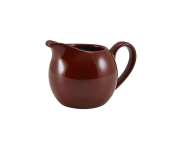 GENWARE PORCELAIN BROWN JUG 14CL/5OZ
