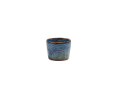 TERRA PORCELAIN AQUA BLUE ORGANIC DIP POT 9CL/3OZ