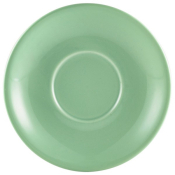 GENWARE PORCELAIN GREEN SAUCER 5.3inch