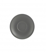 GENWARE PORCELAIN MATT GREY SAUCER 13.5CM X6 182113MG