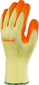 PAIR OF GRAB N GRIP GLOVES DF066-O-M ORANGE SIZE8  MEDIUM