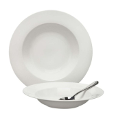 ELIA PREMIER BONE CHINA GLACIER RIMMED PASTA/SOUP BOWL 9.4inch