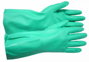 GREEN NITRILE GLOVE  12inch MEDIUM   GI/F11-M  DF087-M
