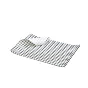 GINGHAM PRINT GREASEPROOF PAPER BLACK 250 X 200MM