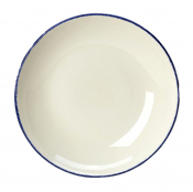 STEELITE BLUE DAPPLE COUPE BOWL 25.5CM