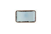 DUDSON HARVEST TURQUOISE ORGANIC RECT PLATE 10.6inch  X12
