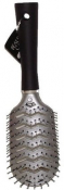 HAIRBRUSH VENTED BLACK & SILVER X6
