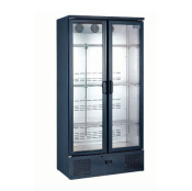 ARCTICA MED. DUTY UPRIGHT BOTTLE COOLER - 2DOOR -BLACK