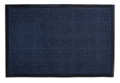 FRONTLINE ENTRANCE MAT 90X150CM BLACK/BLUE