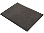 VYNAPLUSH ENTRANCE MAT 90X150CM BLACK/BROWN