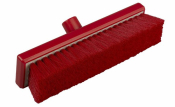 HYGIENE FLAT SWEEPING BROOM SOFT 300MM RED
