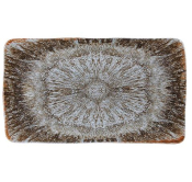 RUSTICO IRIS REGTANGULAR PLATES 37CMX22CM