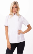 BRAGARD SHORT SLEEVED WHITE CHEF JACKET XS