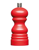 MASTERCLASS SALT OR PEPPER MILL 12CM RED