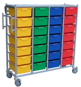 KARRI CART 28 TRAYS WITH HANGING RAIL