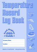 TEMPERATURE LOG BOOK TO COVER SIX MONTHS
