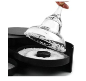 3 PART BLACK GLASS RIMMER STATION