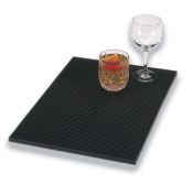 BLACK SERVICE BAR MAT