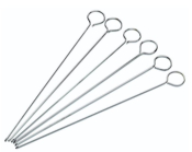 20CM FLAT SIDED STAINLESS STEEL SKEWERS