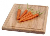 NATURAL WOOD RECTANGULAR CHOPPING BOARD 14 x 10inch