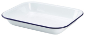 ENAMEL BAKING TRAY 28X23X4.5CM 61028
