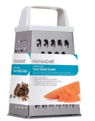 KITCHEN CRAFT STAINLESS STEEL 14CM FOUR SIDED BOX GRATER