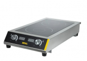 BUFFALO HEAVY DUTY DOUBLE INDUCTION HOB 7KW HARDWIRED