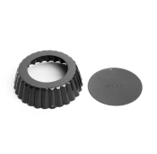 VOGUE DEEP NON-STICK QUICHE TIN WITH REMOVABLE BASE 25CM