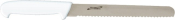 12inch SLICING KNIFE WHITE (SERRATED)