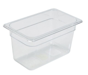 1/4 POLYCARBONATE GN PAN 150MM CLEAR