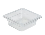 1/6 POLYCARBONATE GN PAN 65MM CLEAR