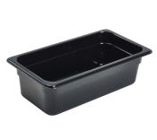 1/3 POLYCARBONATE GN PAN 100MM BLACK