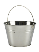 STAINLESS STEEL SERVING BUCKET 25CM SSB25