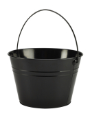 STAINLESS STEEL SERVING BUCKET 25CM BLACK SSB25BK