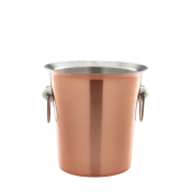 COPPER WINE BUCKET WITH RING HANDLES 26203C