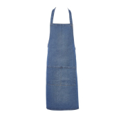 UNWASHED DENIM BIB APRON 70 X 90CM