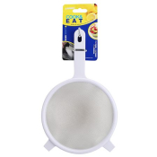 WHITE SIEVE WITH S/S MESH 15CM 6inch