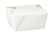 NO1 DISPO PAK WHITE FOOD CONTAINER